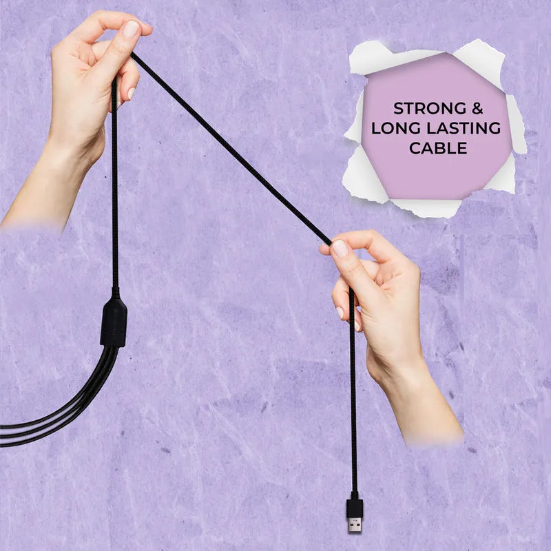 Zebronics Mobile Charging Cable 3 in 1 (ZEB-UMLCC1205) view 3